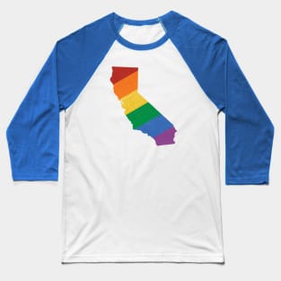 California Pride Baseball T-Shirt